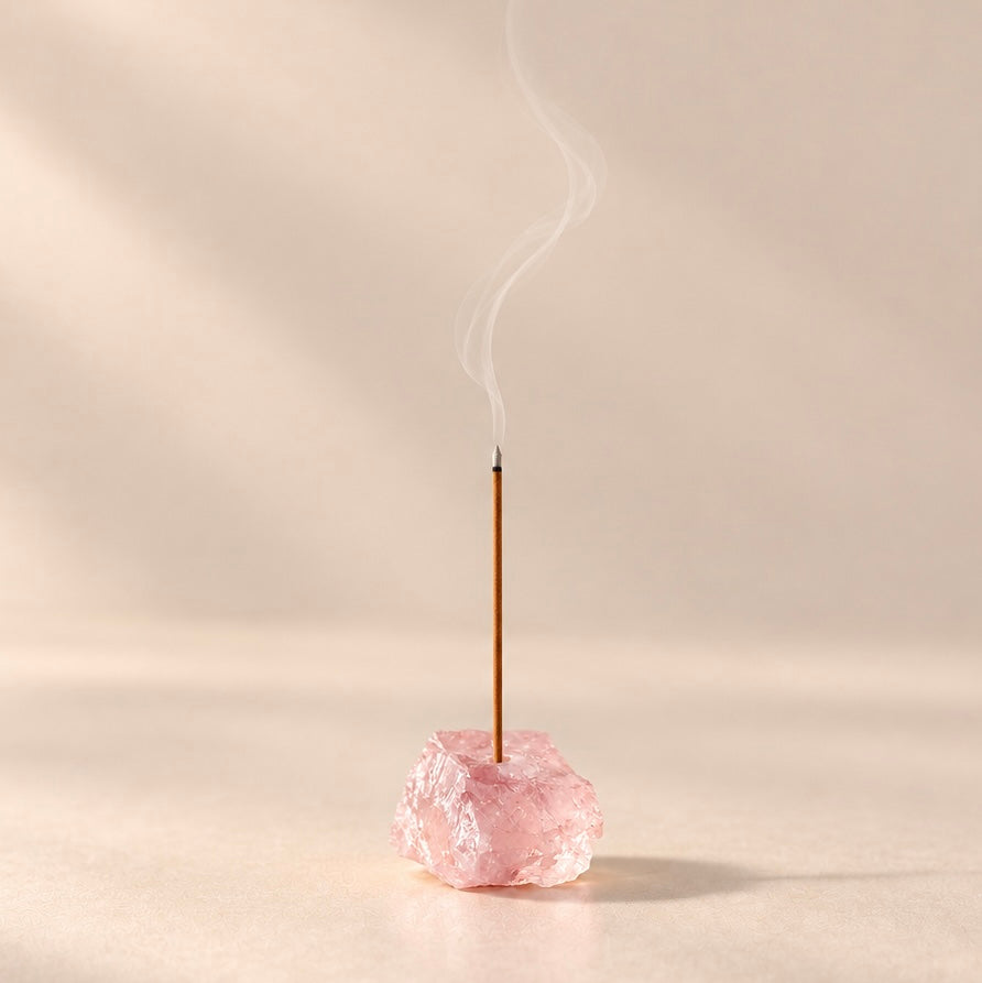 Rose Quartz Incense Holder