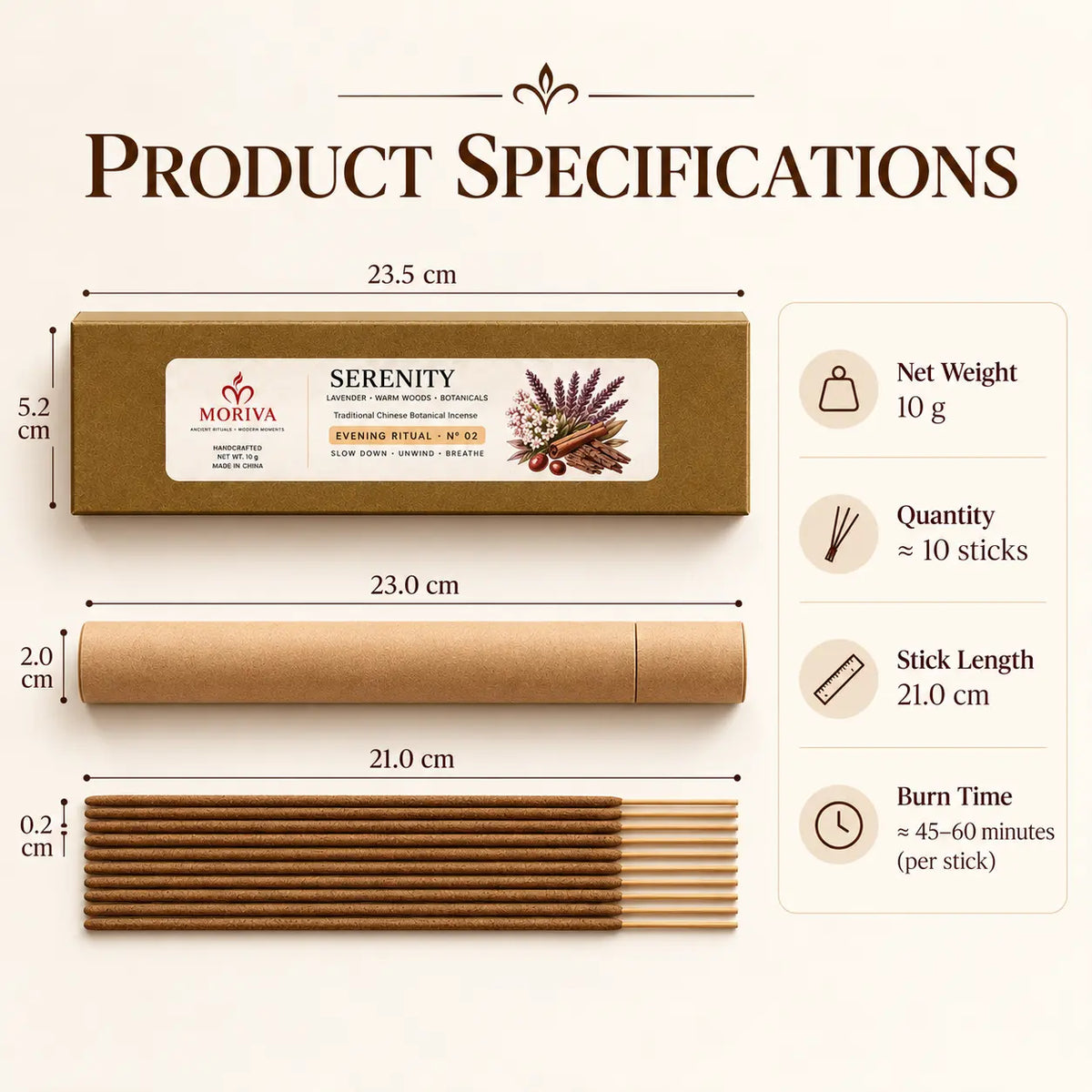 MORIVA-20261021-P004-07 | SERENITY | Tibetan Incense Sticks