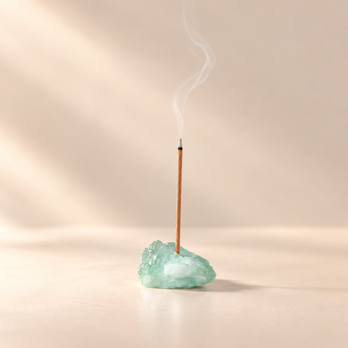 Green Fluorite Incense Holder