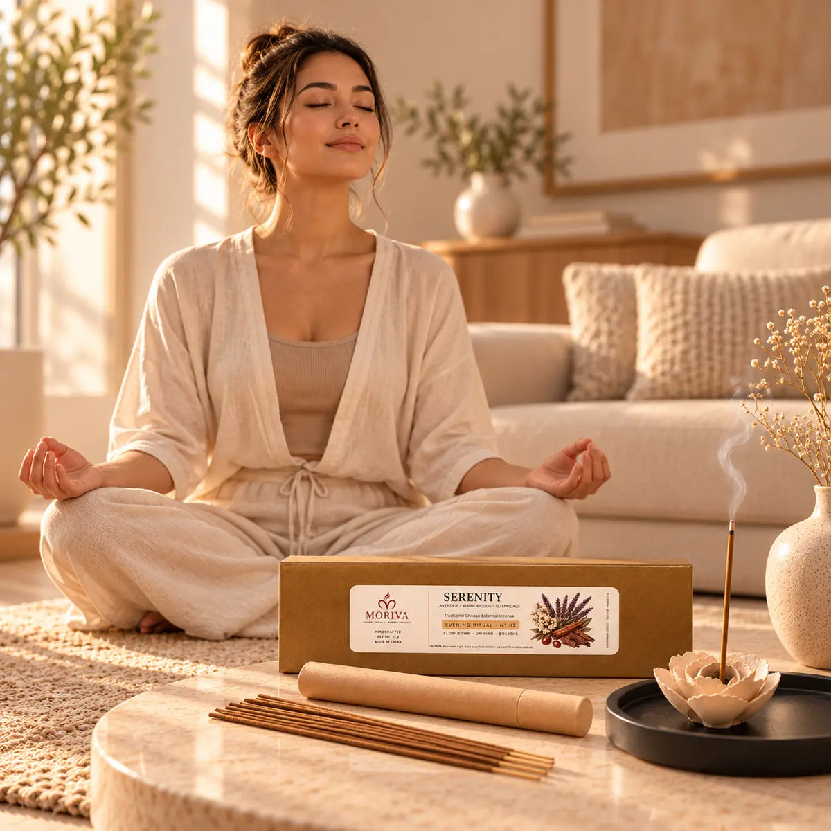 MORIVA-20261021-P004-03 | SERENITY | Tibetan Incense Sticks